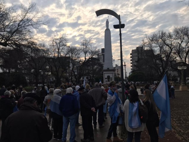 En Tandil también hubo movilización en el 9 de julio